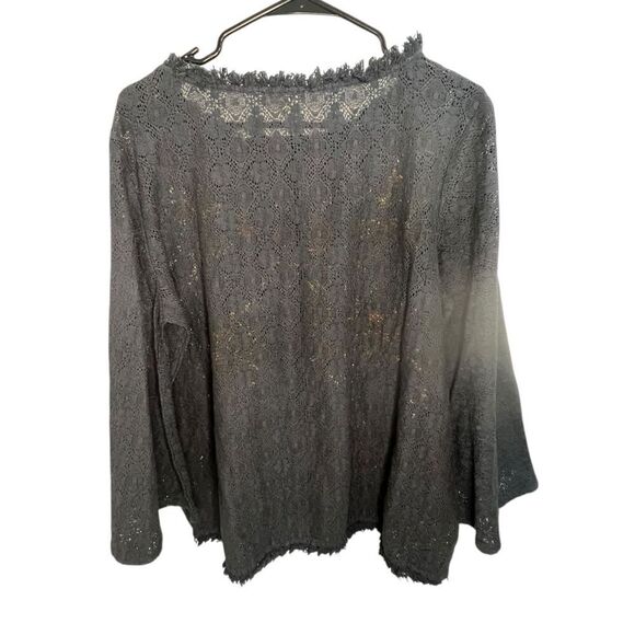 Angel Premium Bird And Floral Embroidered Long Sleeve Blouse - Picture 4 of 5